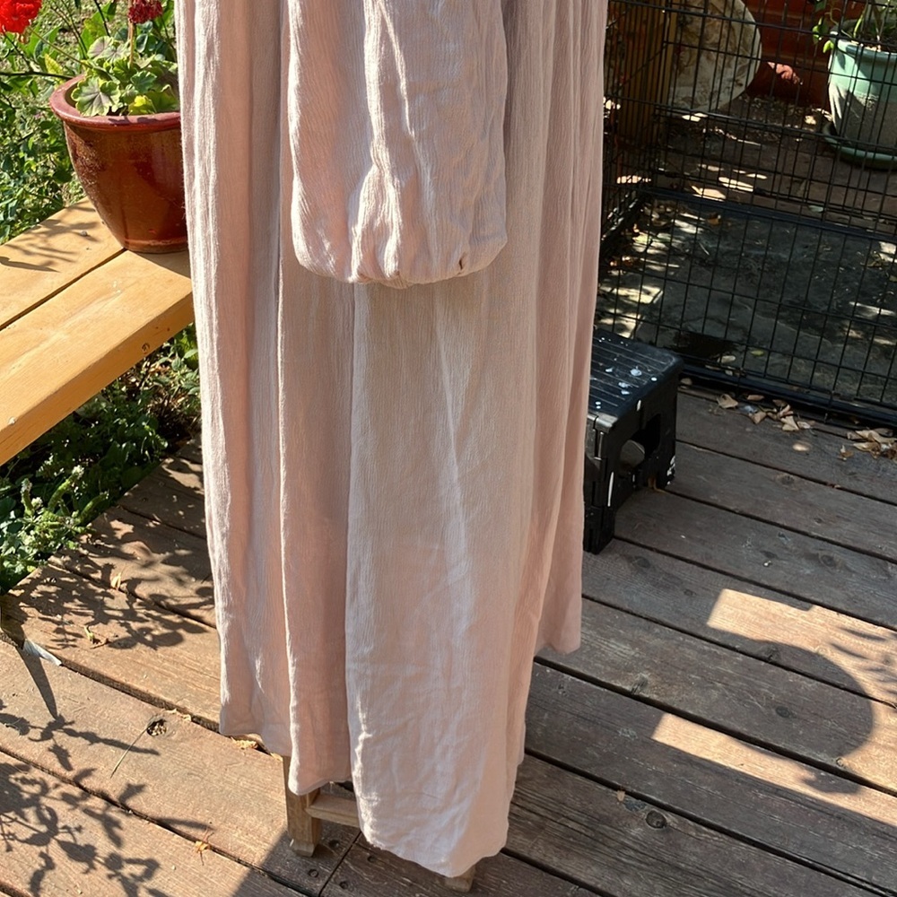 L Love Self maxi dress with tie lace back M - Picture 10 of 14
